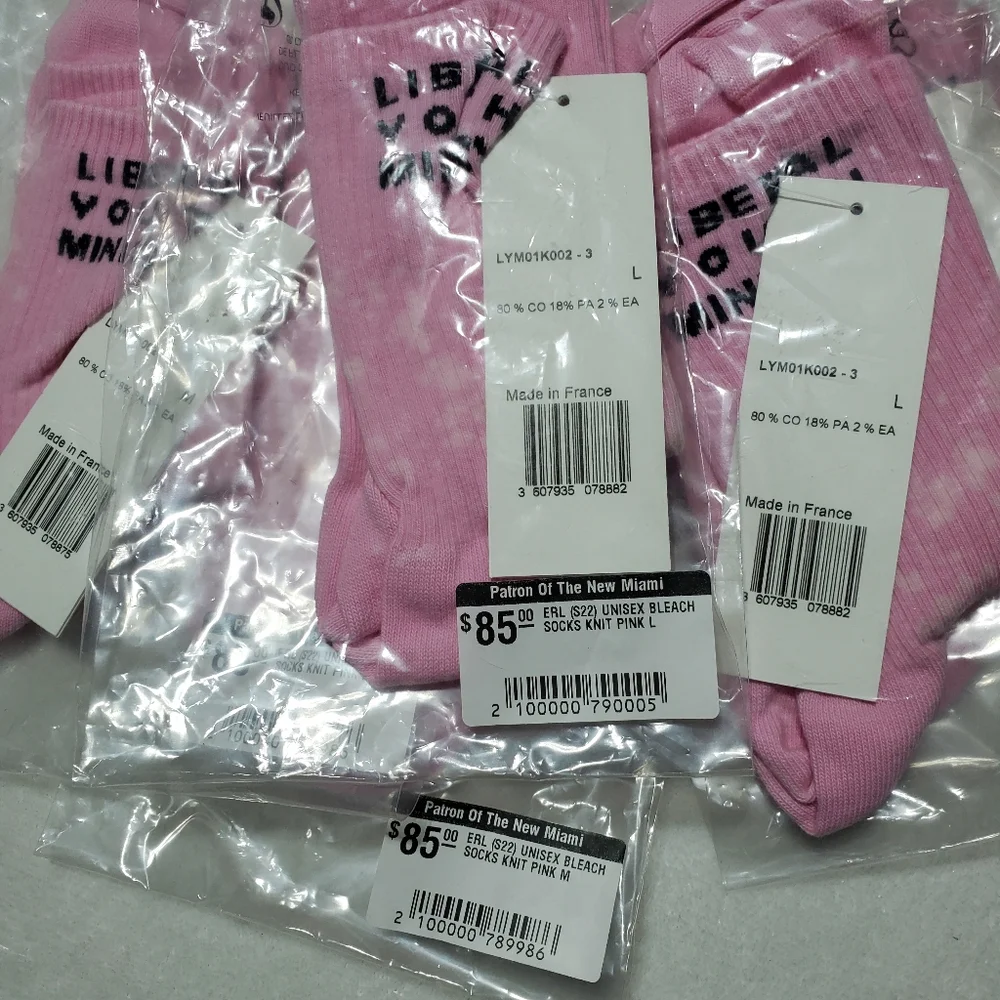 NWT Liberal Youth Ministry unisex sport socks sz L